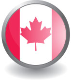 Canadian Flag Button