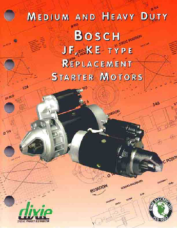 Medium & Heavy Duty Bosch JF, KE Type Replacement Starter Motors